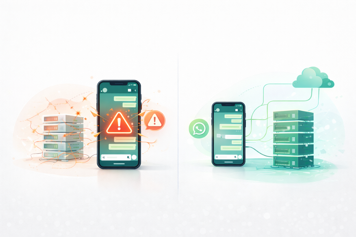 Official vs Unofficial WhatsApp API